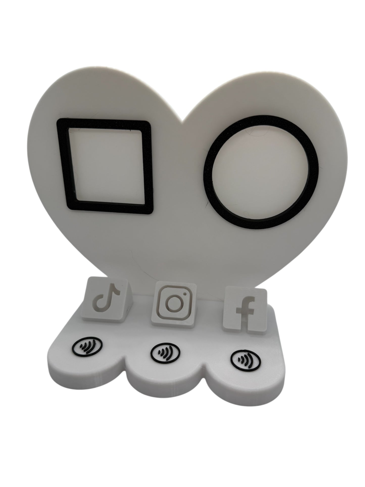 Heart NFC Stand (Square and Circle)